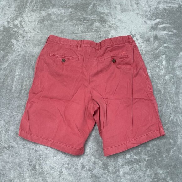 Southern Tide Mens Red Cotton-Modal Blend Shorts W35 6439 - Picture 2 of 8